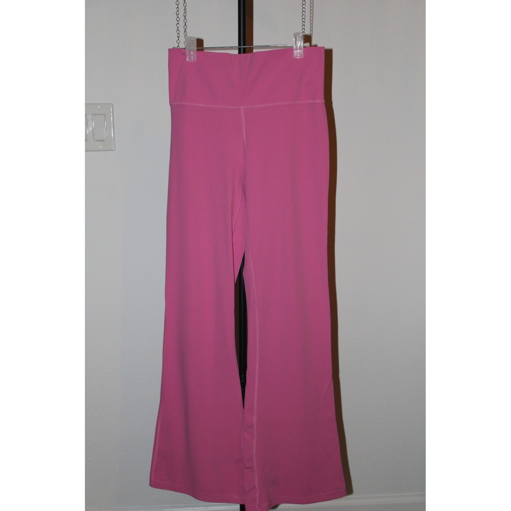Avia Pink High Waisted Wide Leg‎ Flare Yoga Pants Womens Size S 4-6 Athleisure